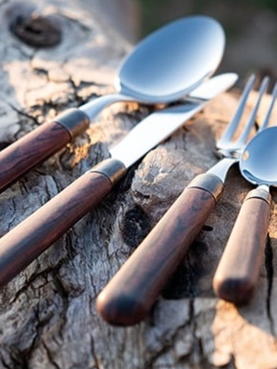 Rivadossi Sandro Cortina Cutlery Set Stainless Silver 24pcs