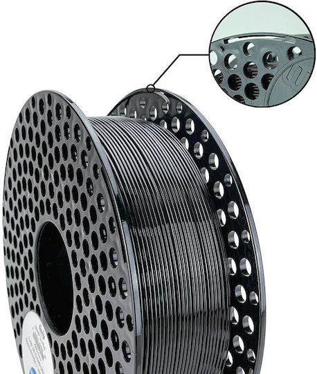 Azurefilm PETG 1,75 mm Schwarz 1 kg