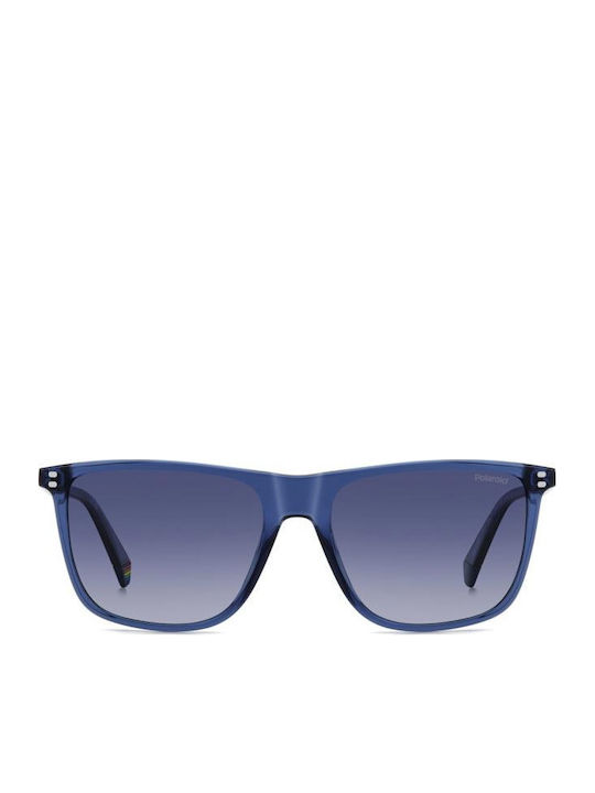 Polaroid Men's Sunglasses with Blue Plastic Frame and Blue Lens PLD6232/S PJP/Z7