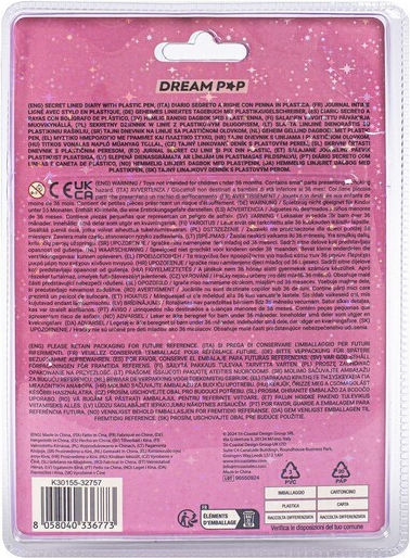 Tri-Coastal Design Pom Pom Unicorn Caiet Pentru Copii cu Caiet și Lacăt