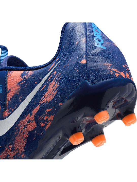 Phantom GX 2 Academy Erling Haaland FG/MG Kids Soccer Cleats & Shoes Molded Blue