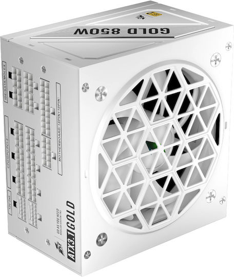 1STPLAYER NGDP 850W White Computer Power Supply Full Modular 80 Plus Gold