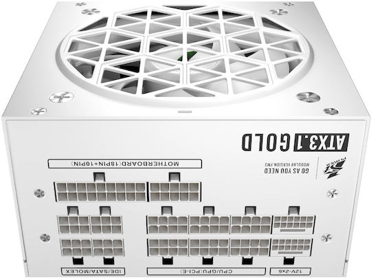 1STPLAYER NGDP 850W White Computer Power Supply Full Modular 80 Plus Gold