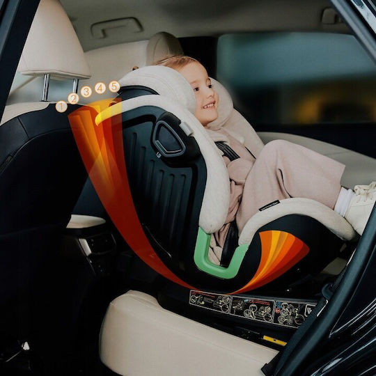 Lionelo Harmony Baby Car Seat i-Size with Isofix Black Carbon Bamboo 0-36 kg