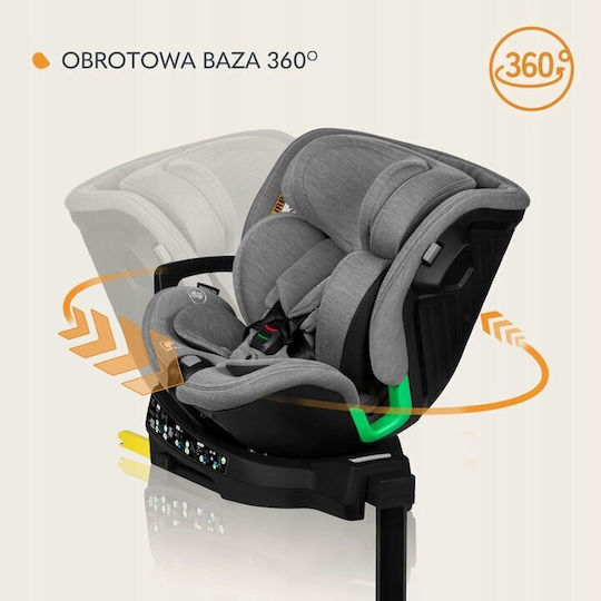 Lionelo Harmony Baby Car Seat i-Size with Isofix Black Carbon Bamboo 0-36 kg
