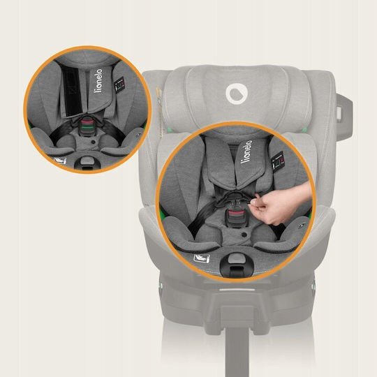 Lionelo Harmony Baby Car Seat i-Size with Isofix Black Carbon Bamboo 0-36 kg