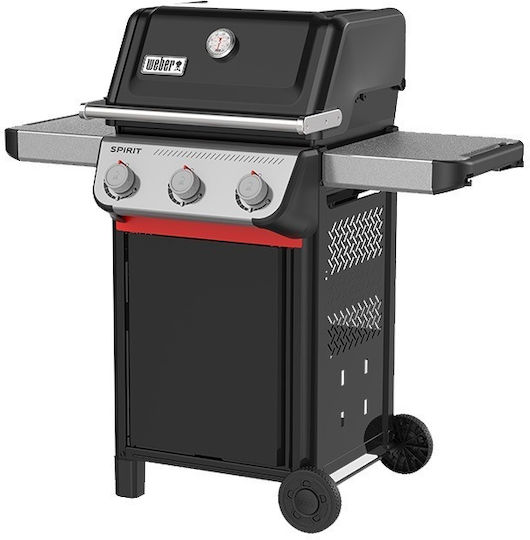 Weber Spirit E-310 GBS Ψησταριά Υγραερίου Μαντεμένιας Σχάρας 54x45εκ. με 3 Εστίες 7kW