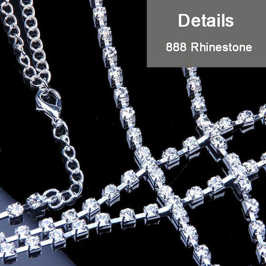 Fußschmuck Strass Körper Schmuck Silber Bj03 Haar Duty Hrd-bj03