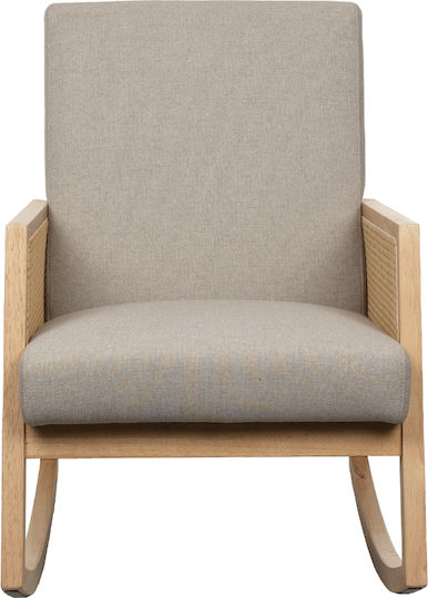 Ammos Armchair Beige 82x65x96cm