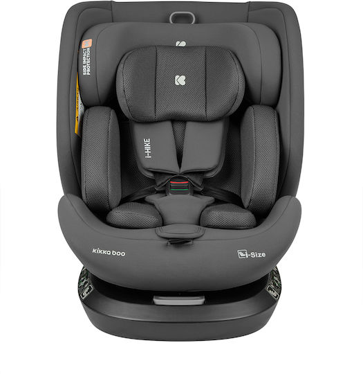 Kikka Boo i-Hike Autositz i-Size mit Isofix Dark Grey