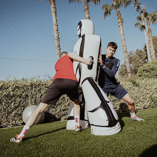 Yakimasport Inflatable Wall Ομοιώματα Παικτών για Προπόνηση Ποδοσφαίρου