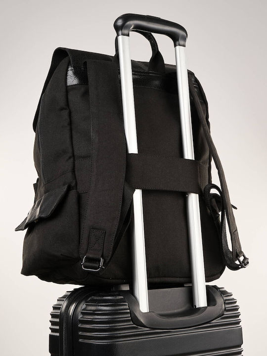 Rucsac Negru pentru Bărbați Școală A4 Laptop Rucsac de Călătorie Vegan Paolo Peruzzi Rucsac Negru pentru Bărbați Școală A4 Laptop Rucsac de Călătorie Vegan Paolo Peruzzi