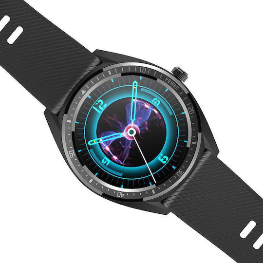 Kingwear KW32 Aluminium 45mm Smartwatch with Heart Rate Monitor (Black)