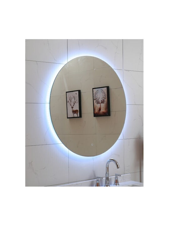 Inter Ceramic Dea Icl 1495 Mirror Bathroom Led Lighting Touch Screen Changeable Colors