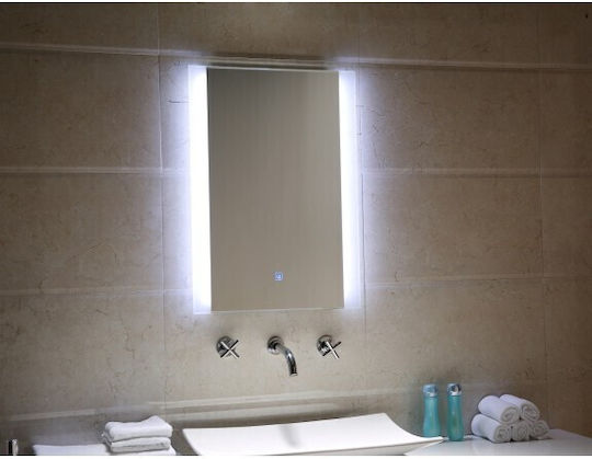 Oglindă Inter Ceramic Icl 1590 pentru baie cu iluminare LED, ecran tactil și încălzitor