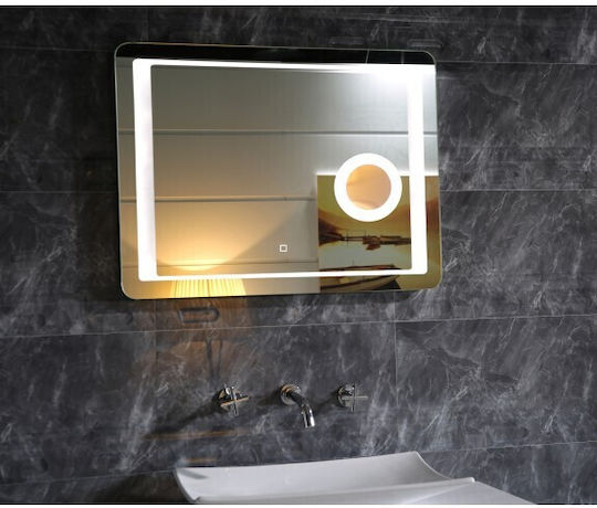 Inter Ceramic Icl 1596 Mirror Bathroom Led Lighting Touch Screen