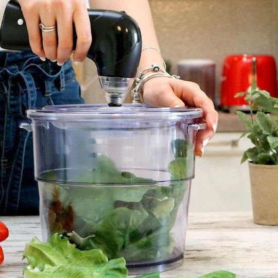 Portable Vacuum Sealer Magic Vac Cheffy Dry Wet Sealing Black