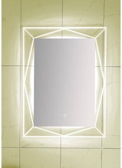 Oglindă Inter Ceramic Carla Icl 1503 pentru baie cu iluminare LED, ecran tactil, culori schimbabile