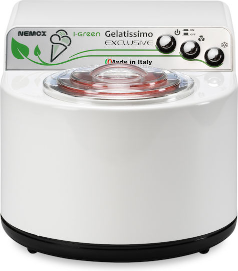 Ice Cream Maker Compressor Nemox Gelatissimo Exclusive I-green 1.7 Liters White