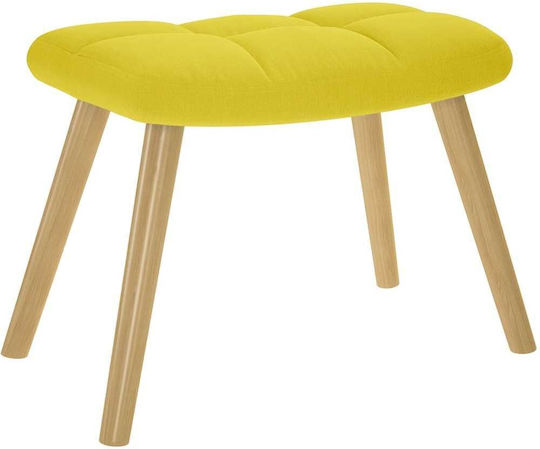 С поставка за крака Жълт 61x78x95см