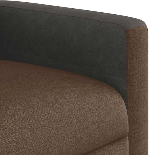 Relax Armchair Massage with Footstool Coffee 69x86x100cm