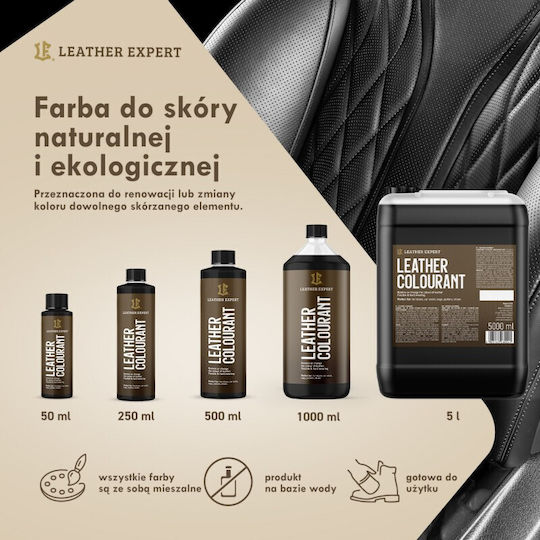 Експертна боя за кожа светло кафяво естествена кожа еко кожа 50 мл Le-06-50c303