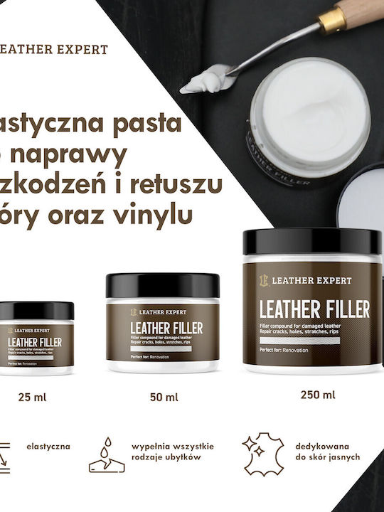Chit Alb pentru Piele 250 Ml Leather Expert Le-10-fw250