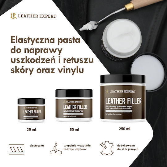 Chit Alb pentru Piele 250 Ml Leather Expert Le-10-fw250