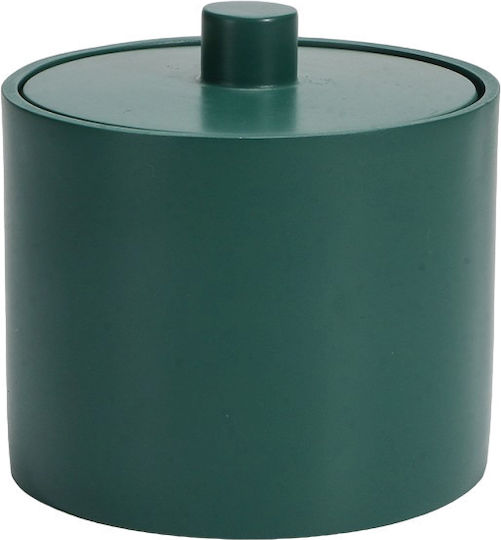 Inter Ceramic Emerald Bathroom Accessory Set Icca 556 Dg Holder Cup Soap Dispenser Box Freestanding Polyresin 23x20x18cm Matte Emerald 4 Pieces