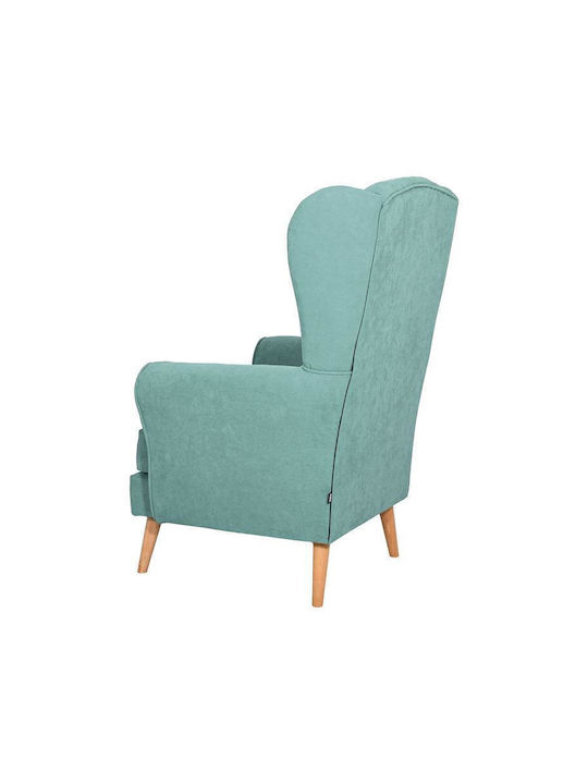 Classic Bergère Petrol Blue 80x80x114cm