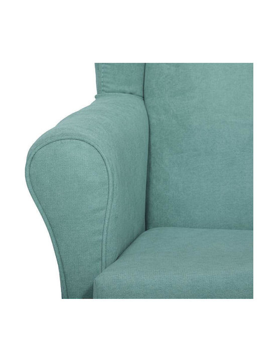 Classic Bergère Petrol Blue 80x80x114cm