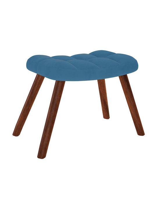 Bergère with Footstool Blue 61.5x69x95.5cm