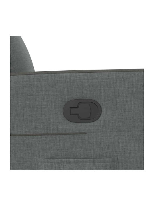 Relax Armchair with Footstool Dark Gray 50x54x100cm