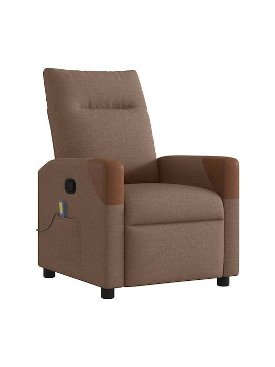 Relax Armchair Massage with Footstool Coffee 50x54x100cm