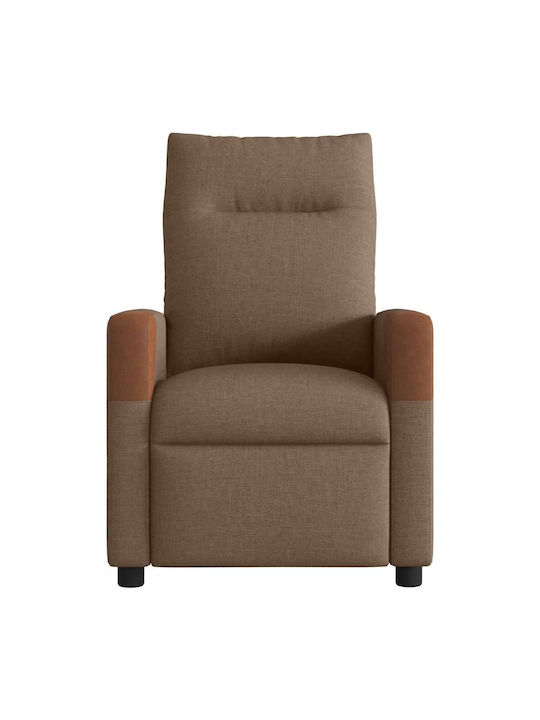 Relax Armchair Massage with Footstool Coffee 50x54x100cm
