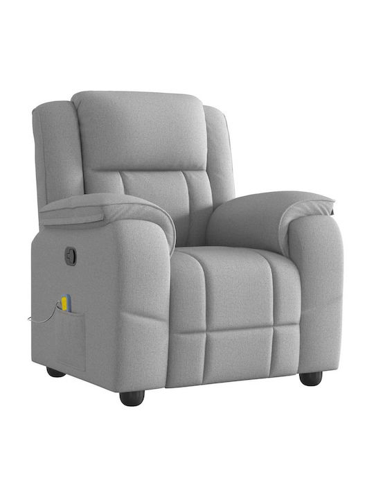 Πολυθρόνα Relax Massage Γκρι 96x99x102cm