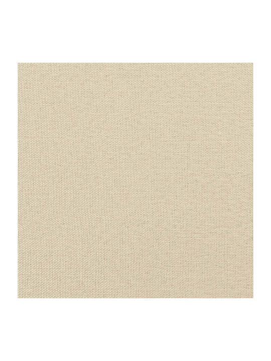 Relax Armchair with Footstool Cream 50x54x100cm