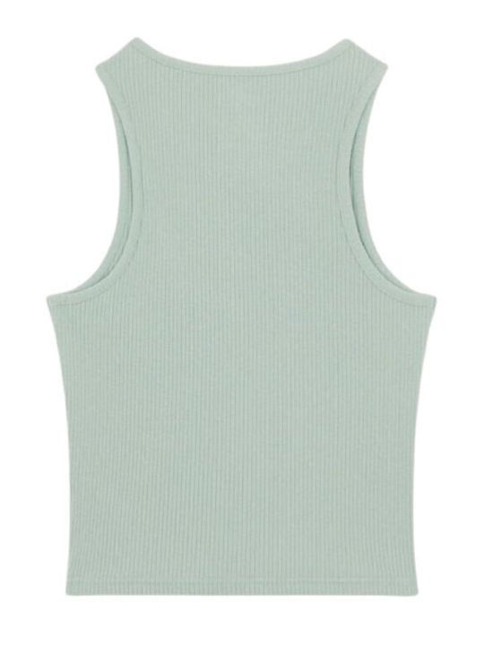 Women's Sleeveless Cotton Blouse Green