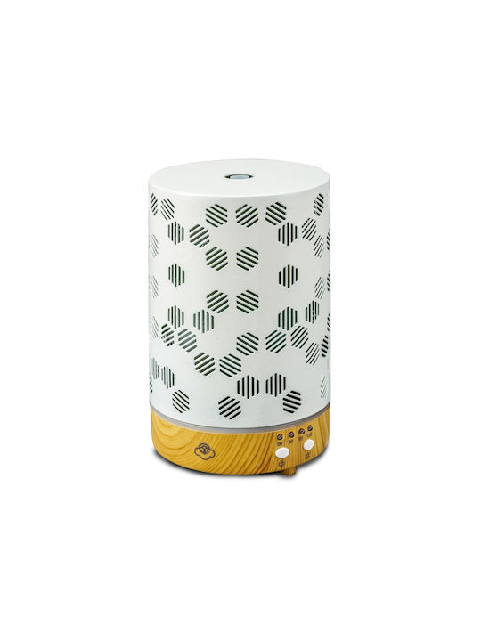 Serene House Lumini LED Dispozitiv de aromaterapie Ultrasonic cu temporizator Alb 90ml