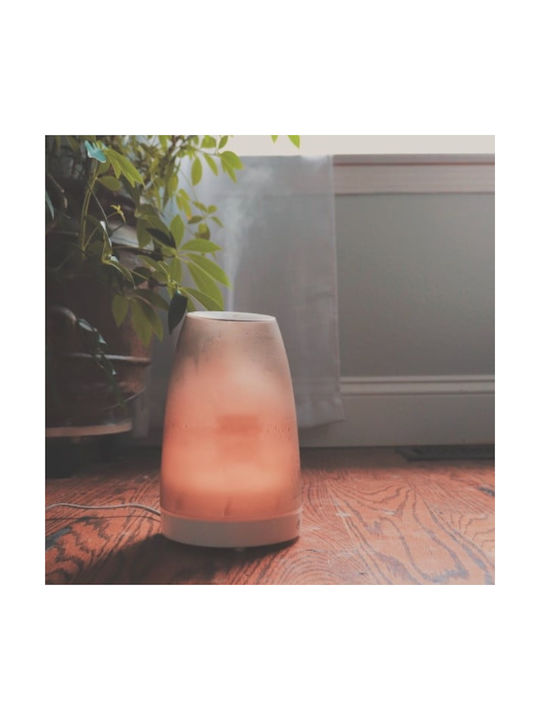 Serene House Lumini LED Dispozitiv de aromaterapie Ultrasonic cu temporizator Gri 90ml
