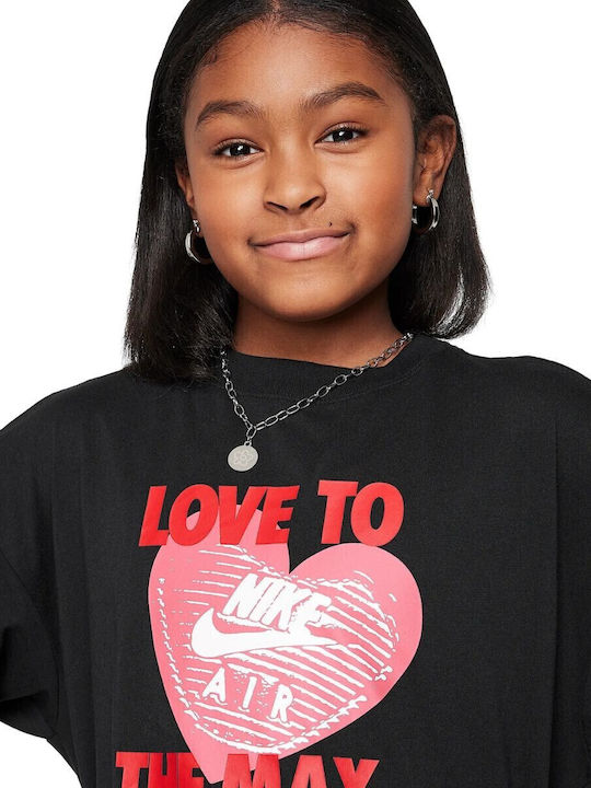 Tricou pentru copii Negru Sportswear Essentials