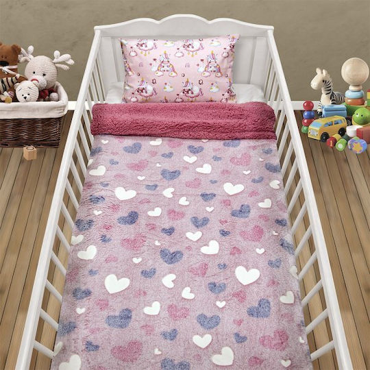 Lino Home Κουβέρτα Κούνιας 110x150εκ.