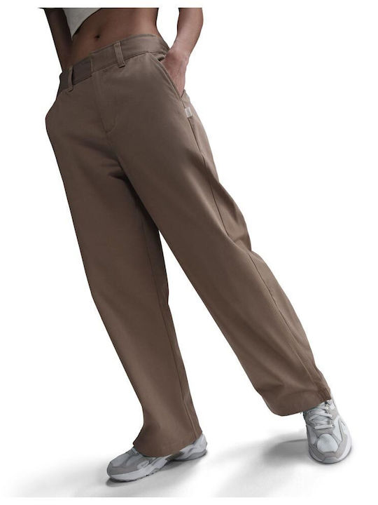 Dama Tesatura Pantaloni Maro