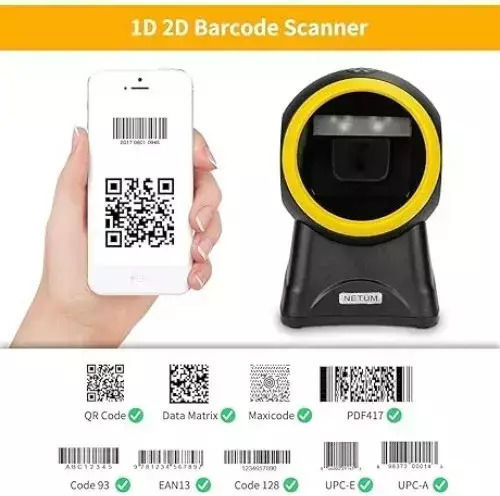 Andowl Handheld-Scanner mit 2D- und QR-Barcode-Lesefunktion