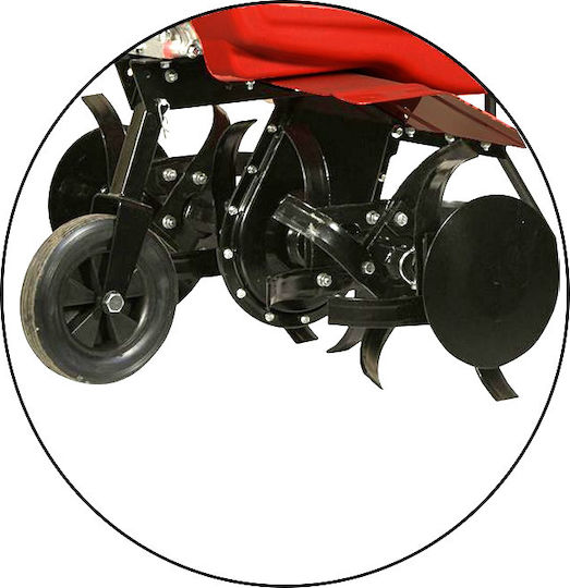 Loncin LC600 Viertakt Kultivator Benzin 5.5hp/196cc mit Manueller Start und Motor Loncin