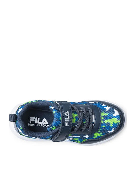Memory Kids Sneakers with Scratch & Lights Blue
