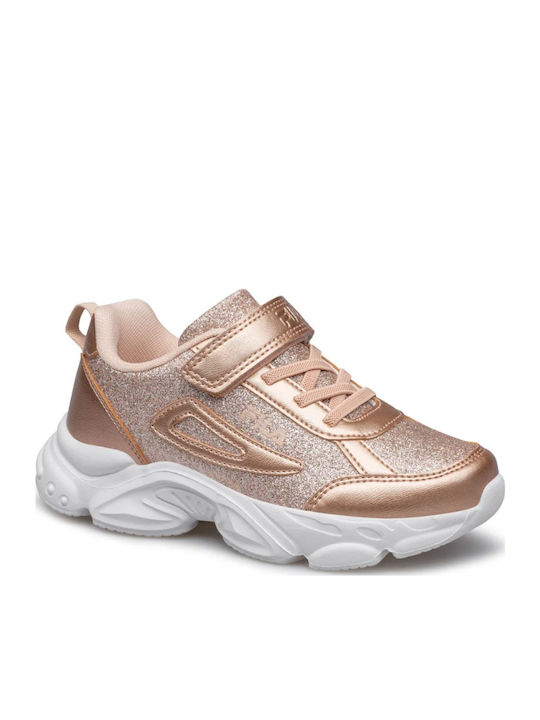 Kids Sneakers with Scratch Gold