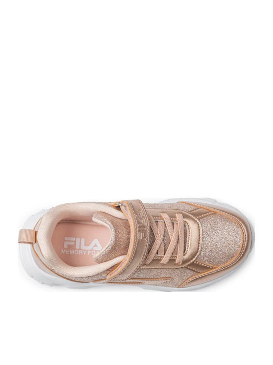 Kids Sneakers with Scratch Gold