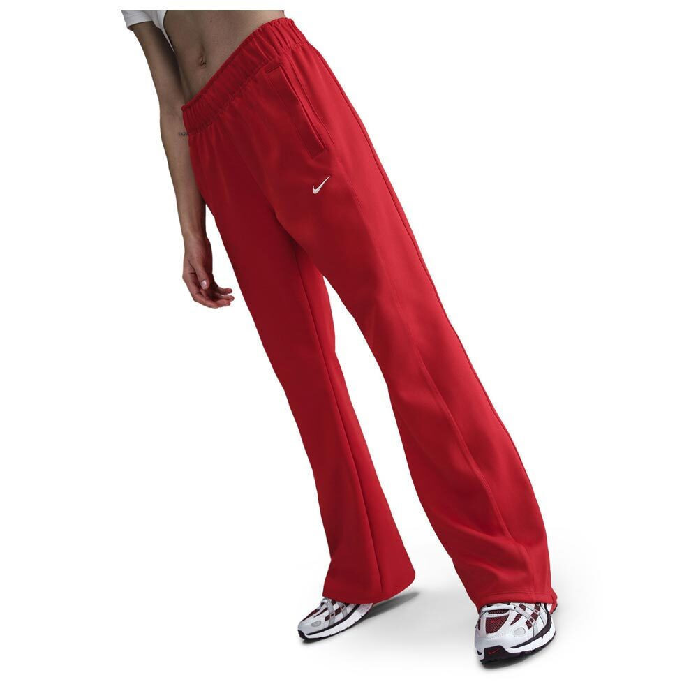 red nike sweatpants womens