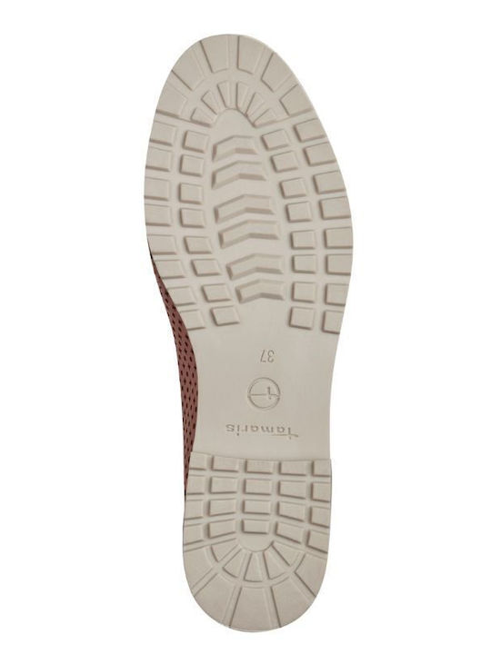 Δερμάτινα Γυναικεία Loafers σε Ταμπά Χρώμα